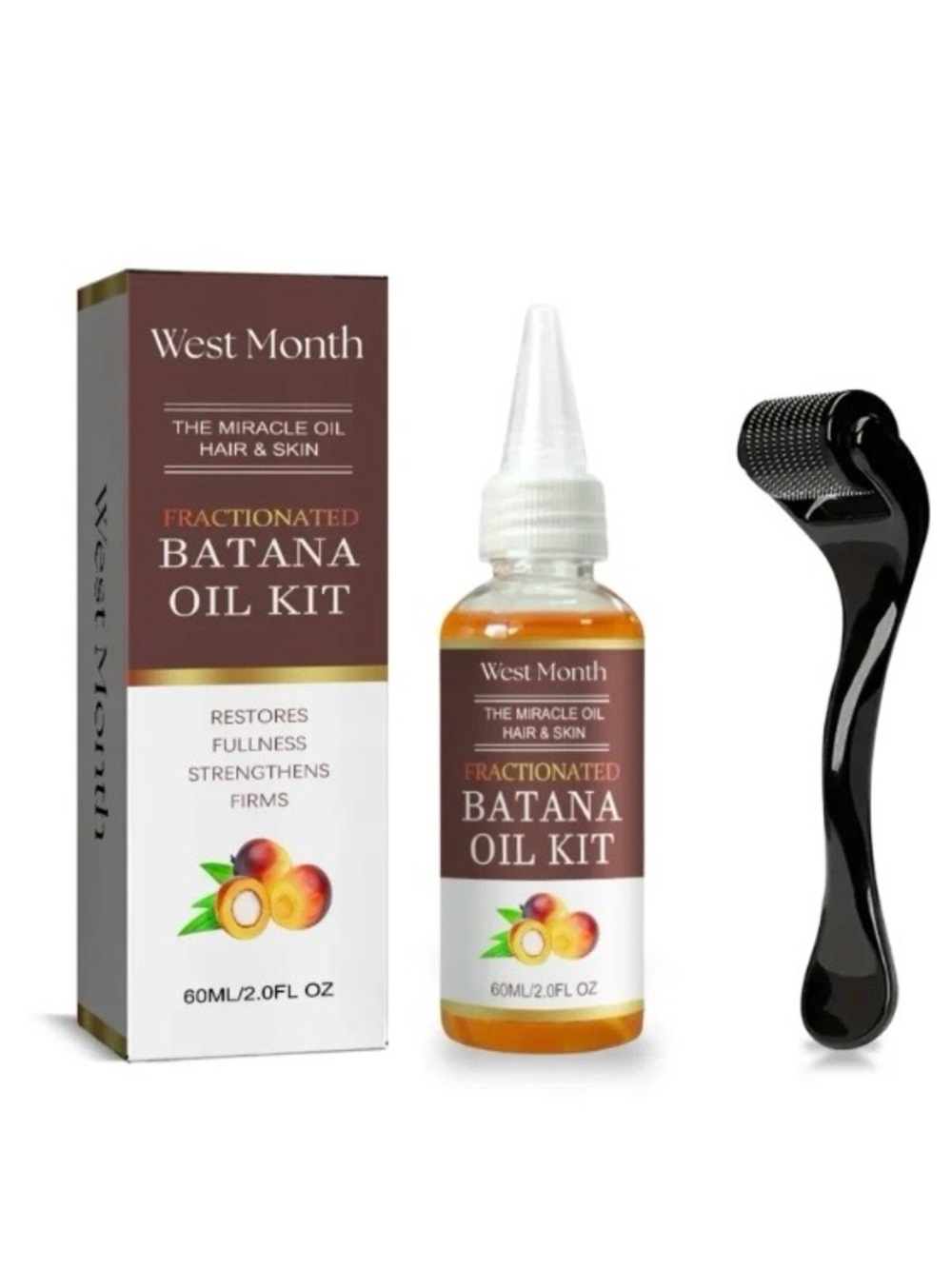 West Month Fractionated Batana Oil Kit  (60ml)